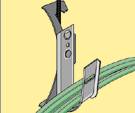 CABLECAT pre-assembled fixing - 4Z34 application