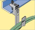 CABLECAT pre-assembled fixing - EBC application