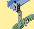 CABLECAT pre-assembled fixing - H application
