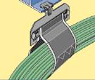 CABLECAT pre-assembled fixing - H application