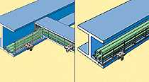 Beam Tray Fixing application
