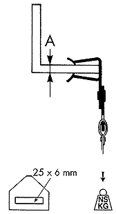 H-S Clip dimensions