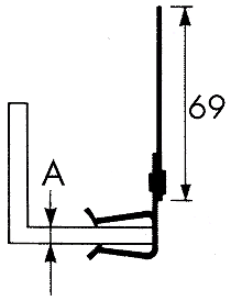 H-ST clip dimensions