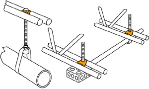Threaded Rod Hanger for bar joists applications
