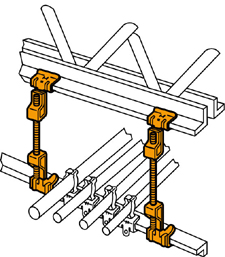 Hammer On Plain & Threaded Rod Hangers applications
