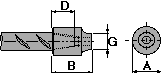 LENTON Weldable coupler C12 dimensions