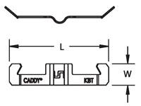 KBT Wire Basket Tray Clip
