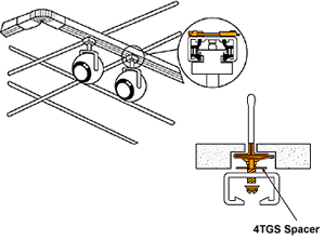 Track Lighting Mounted On Suspended Ceiling T Grid Mike Holt S Forum - How To Attach Track Lighting Drop Ceiling
