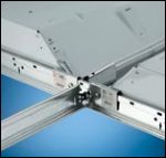 The clamps attach securely at T-bar intersections.